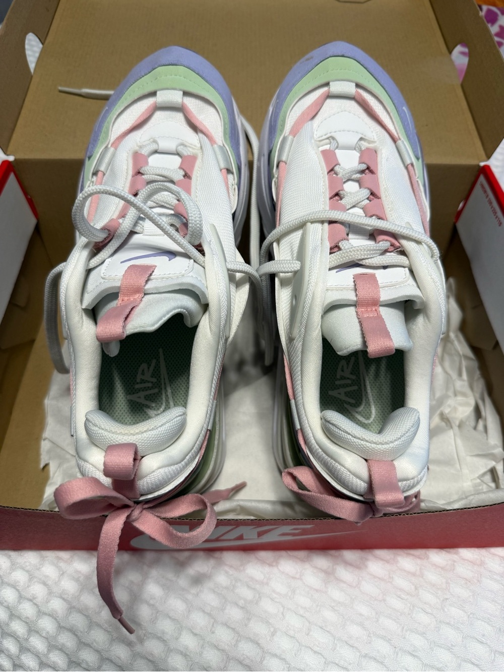 Nike Women’s Pastel Low-Top Sneakers in Pink, Lavender & Sage - Picture 3 of 3